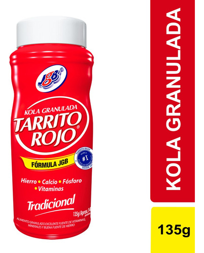 Kola Granulada Tarrito Rojo Jgb 135 Gr