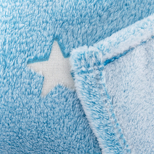 Manta De Franela Luminosa En Blanco Con Forma De Estrella Pe