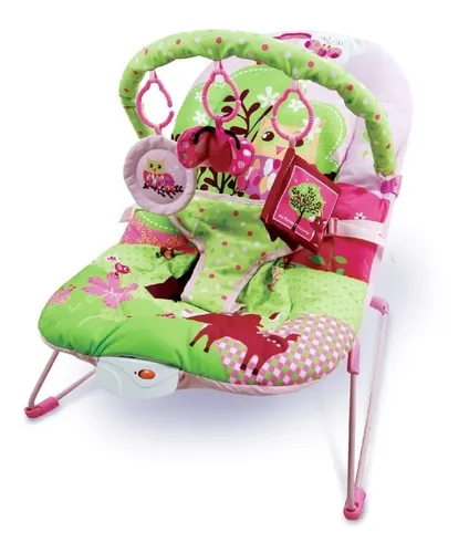 Silla Porta Bebe Mega Baby Música Vibración Juguetes 11 Kg