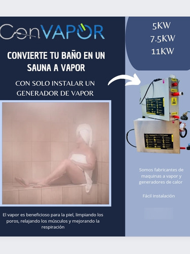 Generadores De Vapor Y Calor Para Saunas 