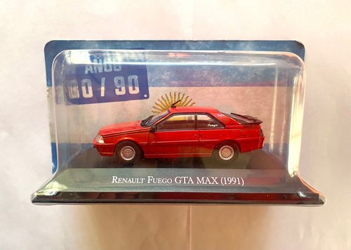 Auto A Escala 1:43 Renault Fuego Gta Max Inolvidable Salvat Rojo (Usado)