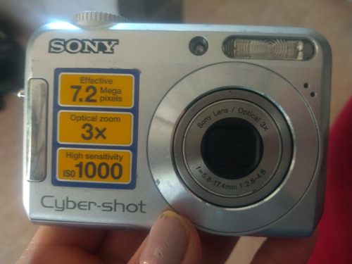 Máquina Digital Sony Dsc-s650 Seminova Em Ótimo Estado