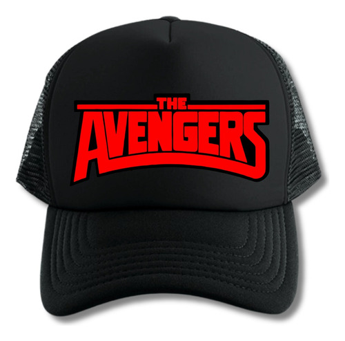 Gorra Trucker The Avengers Geek Black Xtg
