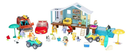Bluey - Set De Playa Con La Familia Y Los Amigos