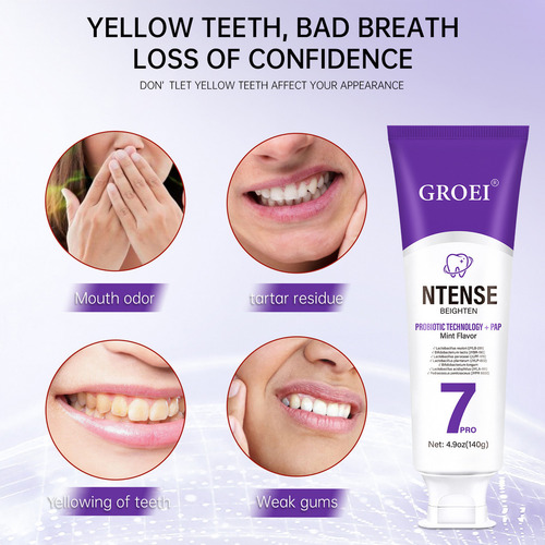 - Pasta De Dientes Sp-7 Probiotics Bright White, Fresh