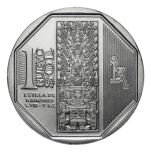 Moneda De Un Sol Estela De Raimondi (2010)