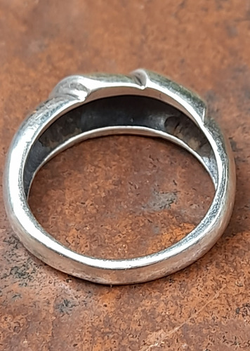 Anillo De Plata Bombe Plateado 14 (Usado)