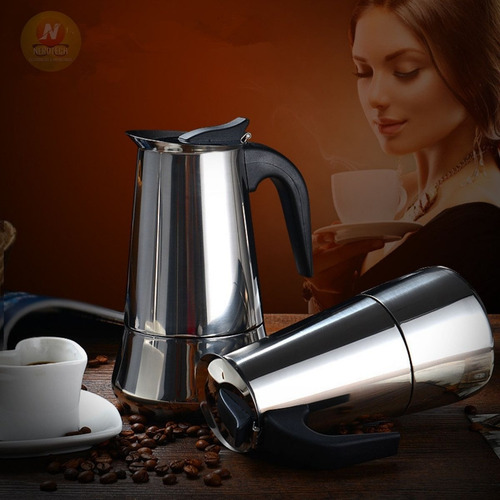 Cafeteira Italiana Inox Premium 6 Xicaras Melhor Cafeteira
