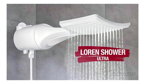 Lorenzetti Ducha Loren Shower Eletronico Ultra Cor Branco Potência 5500 W Branco 5.5 Kw