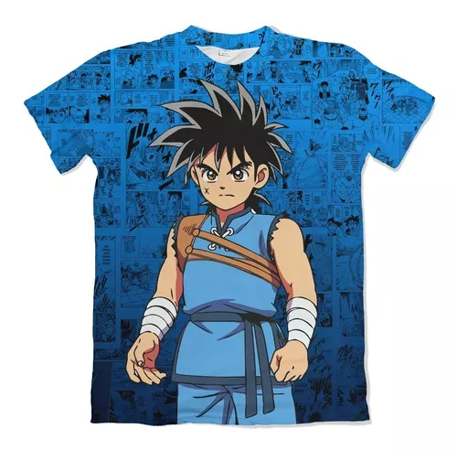 Camisa Exclusiva Anime Fly & Baran - Dragon Quest Mangá