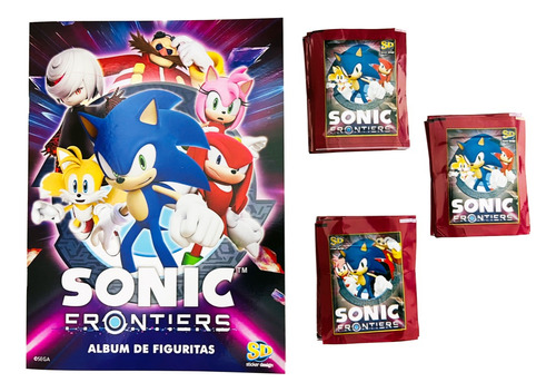 Album Sonic Frontiers 2023 - Album + 60 Sobres De Figuritas