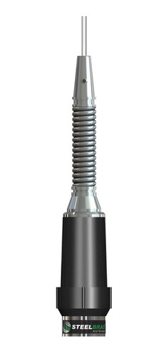 Antena Móvel Px Bobina Na Base Cabo Coaxial Steelbrás Ap0190