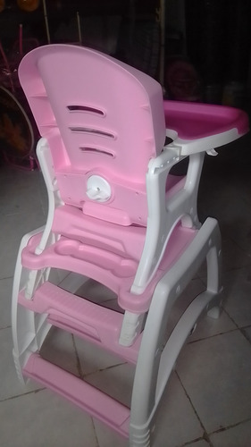 Periquera Prinsel 2 En 1 Mesa De Juego Bebe Silla 2 En 1 Blanco (Usado)