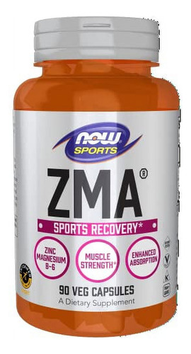 Zinc, Magnesio Y Vitamina B-6 90 Cápsulas Now Sports