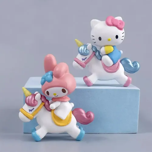 A Conjunto De 6 Figuras Sanrio Hello Kitty Kuromi 2026