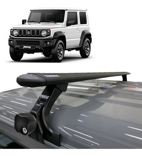 Rack Teto Thule Black 9512 7114b 527 Suzuki Jimny Sierra 