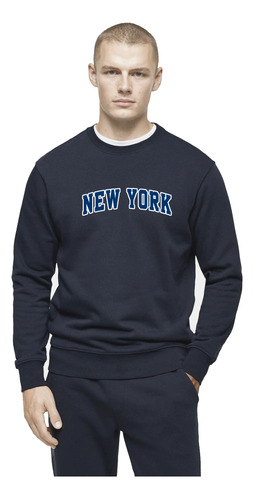 Hoodie Buzo Crewneck  Bizelado New York City  Hombre