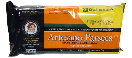 Masilla Artesano Parsecs Epoxi P/modelar X 1kg + Lija Regalo