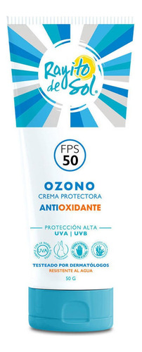 Crema Protectora Fps50 Ozono 50g Rayito De Sol