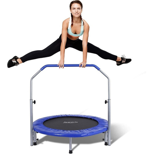 Trampolín Portátil Y Plegable 40 Pulgadas Ejercicio Fitness