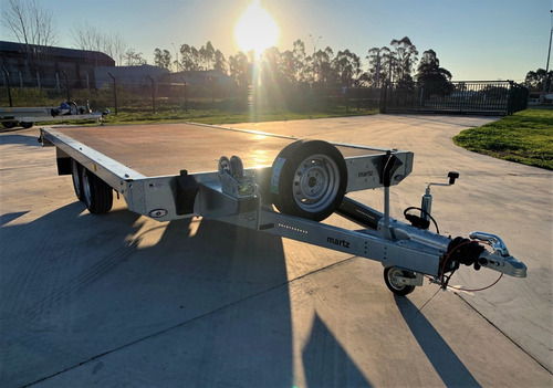 Imagen 1 de 14 de Trailer Temared Carplataform C/frenos 4.50 Mts 2700 Kg