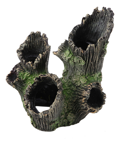 Tronco De Árbol De Resina Artificial Decorado Con Madera Flo