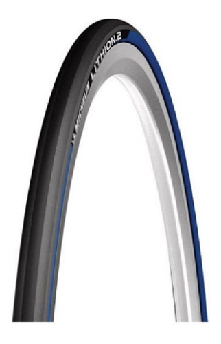 Llanta Bicicleta Ruta 700x23c Lithion2 Training Michelin Color Negro/ Azul