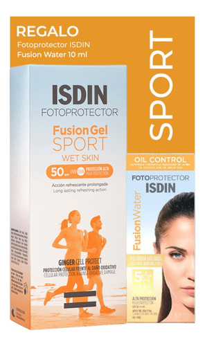 Protector solar  Isdin  50FPS  pack x 2 unidades