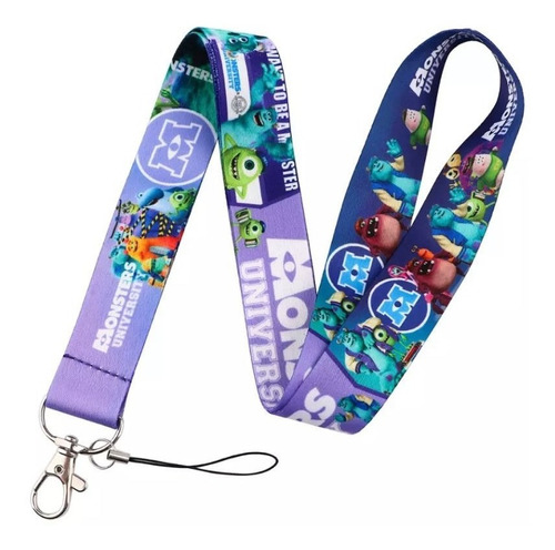 Lanyard Monster Mike Sully Cinta Colgante Portacredencial