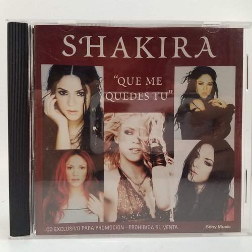 Shakira - Que Me Quedes Tu - Cd Single - Ex