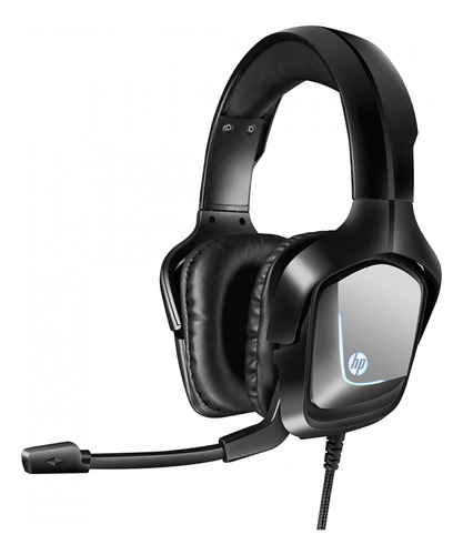 Audífonos gamer HP H220GS negro con luz LED