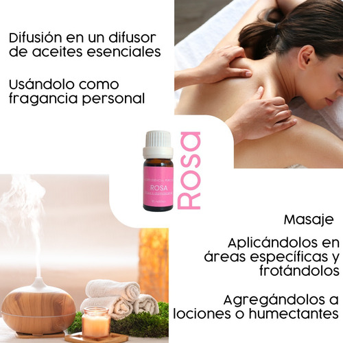 Imagen 3 de 7 de Aceite Esencial Rosa Damascena Brisa Cosmética
