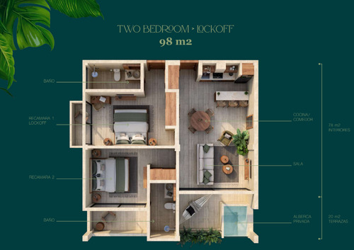 Departamento En Pre-venta En Hama Beach Condo , Mahahual.