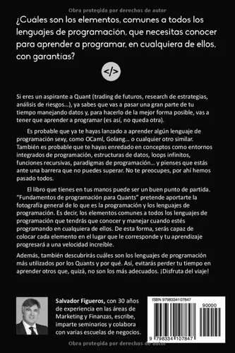 Fundamentos De Programacion Para Quants: Conocimientos Basic
