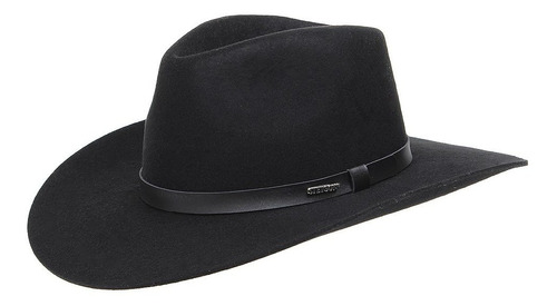 Chapéu Social De Feltro Preto Stetson 29852