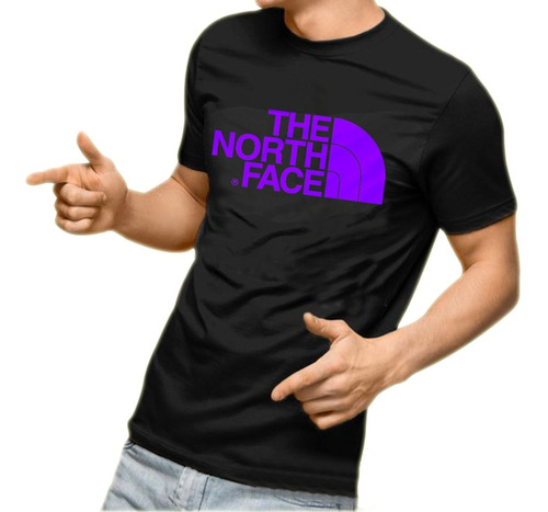 Playera Hombre Negra The North Face Purple Morado Nueva!!