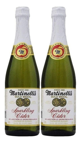 Jugo De Manzana Espumoso Sin Alcohol Martinelli's 