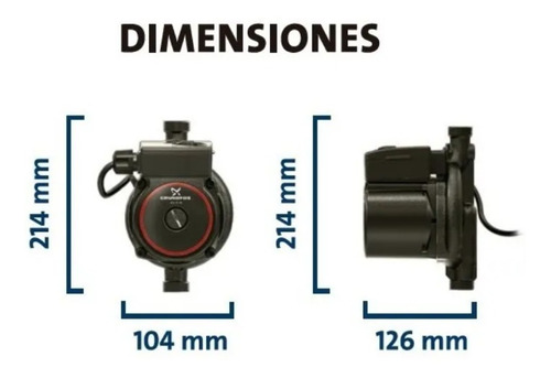 Bomba Upa 15-90 Black Presurizadora Exterior Grundfos