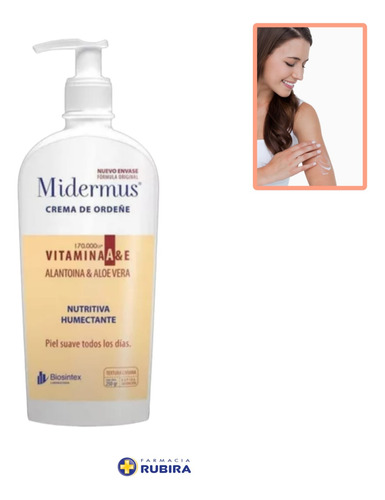 Midermus Crema De Ordeñe Ultra Fluida 400 Ml Con Dispensador