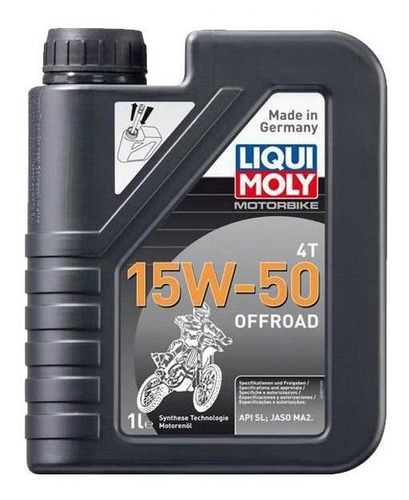 Aceite Motor Moto Liqui Moly 4t Synth 15w-50 Offroad 1 Lt