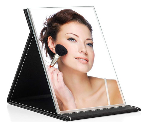 Espejo De Maquillaje Plegable Portátil De 10x7 Pulgadas De 1