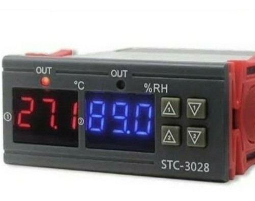 Controlador De Temperatura Y Humedad Stc-3028