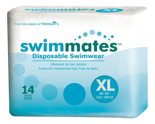 Swimmates Adult Swim Underwear, Pull-up With Tear-away Side