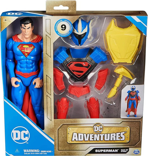 Dc Adventures Superman 9 Accesorios Spin Master Replay