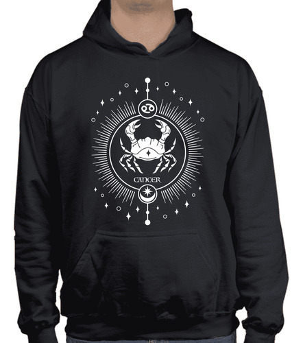 Sudadera Hoodie Del Zodiaco Con Signo Zodiacal Cancer