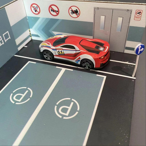 Estacionamiento A Escala 1:64, Construcción De Estilo B