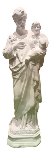 Estatua San José 65 Cm Yeso Adeco Design Artesanal