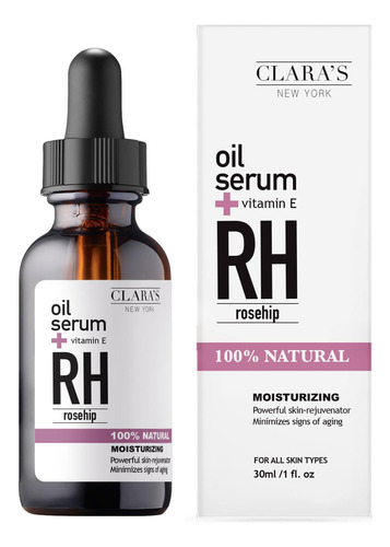 Clara's New York Moisturizing Rosehip Facial Oil Serum 30ml