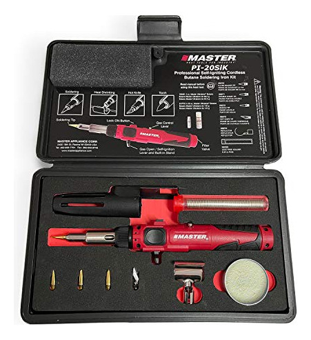 Pi20sik Professional Cordless Butane Soldering Iron Kit...