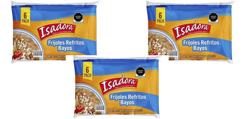 Frijoles Refritos Bayos Isadora 2.58kg6 Bolsas De 430g 3pack